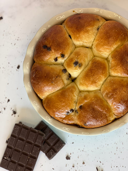 Brioche de chocolate